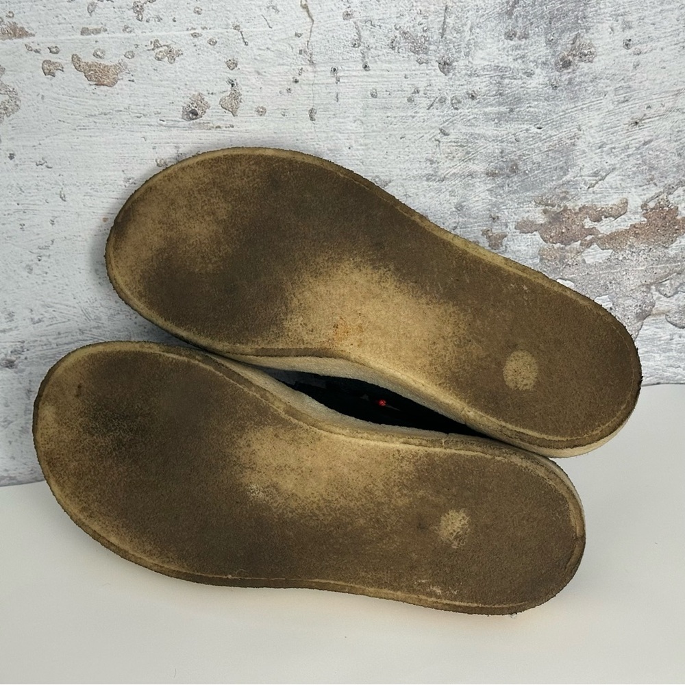 CLARKS ORIGINALS Trek Cup Suede - Black - Picture 10 of 11